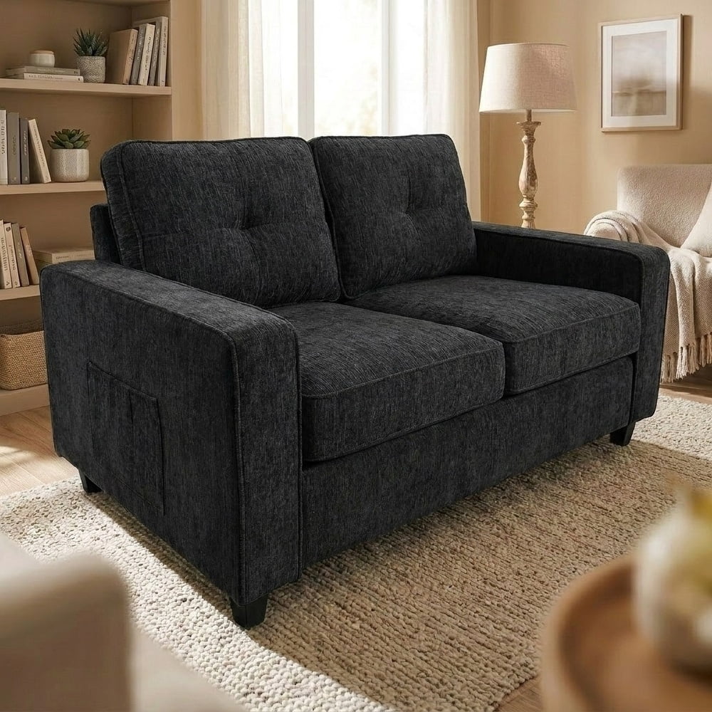 US Pride Chenille upholstery 54.3 inch wide loveseat