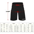 thumbnail image 2 of Pantalones cortos de ciclismo ligeros Lixada para hombre, para correr, gimnasio, entrenamiento, deporte informal, 2 of 8