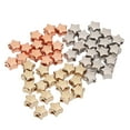 thumbnail image 5 of Cuentas espaciadoras, en forma de estrella, multiusos, de plástico, duradero, 50 piezas, para collar, para pulsera, 5 of 5