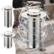 thumbnail image 1 of Escurridor de fregadero de lavabo de acero inoxidable | Tapón de filtro de cabello anti-obstrucción de resorte para lavabo facial de baño | Construcción duradera a prueba de herrumbre | Fácil de, 1 of 9