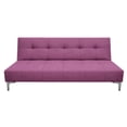 thumbnail image 3 of Sofá Cama EL BAZAR STORE Reclinable Vegas Terciopelo Rosa 3 posiciones 75 cm Altura 170 cm largo 80 cm Profundidad, 3 of 6