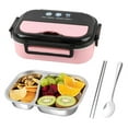 thumbnail image 2 of Fdelink 304 Stainless Lunch Box Leakproof Food Storage Containers Box for Adults Men Women Insulated Partitioned Box Student Heat Sealed Lunch Box Convenient Tableware, Food Storage, Lunch Container, 2 of 8