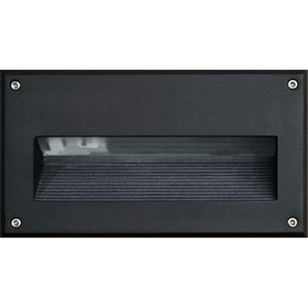 

Recessed Brick Step & Wall Light - 5W 120V Black