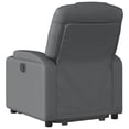 thumbnail image 4 of vidaXL Stand Up Recliner Chair Grey Faux leather, metal, plywood Single, 4 of 5