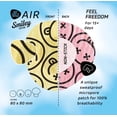 thumbnail image 5 of Not Just a Patch Air Smiley CGM Overpatch for FreeStyle Libre 1 and 2, Abbott Lingo, Medtronic and Simplera , 10 Ct, Multicolor, 5 of 9