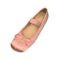 thumbnail image 2 of AUDeals Women's Mary Jane Flats, Square Toe Casual Shoes with Elastic Strap and Bowknot, Comfortable Slip On Ballet Style, 2 of 7