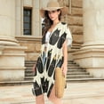 thumbnail image 4 of Cuteblack Cat Women's Swimwear Cover Up Summer Cardigan Beach Pool Cover Up Loose for Swimsuits Casual Wear, 4 of 7