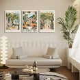 thumbnail image 4 of Italy Amalfi Coast Wall Art Posters Italian Travel City Canvas Wall Decor Italy Beach Landscape Art Pictures Vintage Amalfi Coast Painting for Bedroom Living Room Unframed, 4 of 6