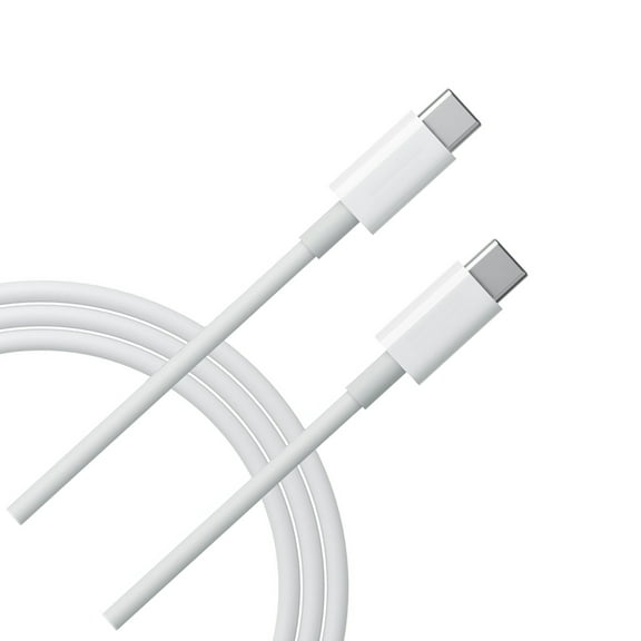 USB-C Cable 6ft Long for Samsung Galaxy A06/A16 5G/A26 5G/A36 5G/A56 5G - Fast Charger Cord Power Wire Type-C to Type-C Data Sync White