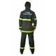 thumbnail image 2 of Costume Dress Up America, bombero adulto, negro, talla L, 2 of 5