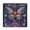 Huang-3, variant on Ornate Blue Moth Floral Midnight Dream Outdoor Picnic Blanket, Foldable Waterproof Beach Mat, Portable Beach Blanket for Beach Camping, Hiking, Family Concerts