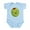 Sky Blue, variant on CafePress - Olive Infant Bodysuit - Baby Light Bodysuit, Size Newborn - 24 Months