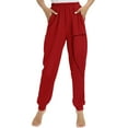 thumbnail image 3 of WBQ Women's Pajama Jogger Pants Red Tag M/US 8, 3 of 6