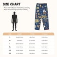 thumbnail image 3 of Balery Marine Nautical Pantalones de pijama para mujer, pijamas ultraligeros, pantalones de estar por casa-Small, 3 of 6
