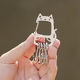 thumbnail image 4 of lanema Sturdy Stainless Steel Keychain Featuring Lucky Design For Home Key Management And Car Accessories, 4 of 14