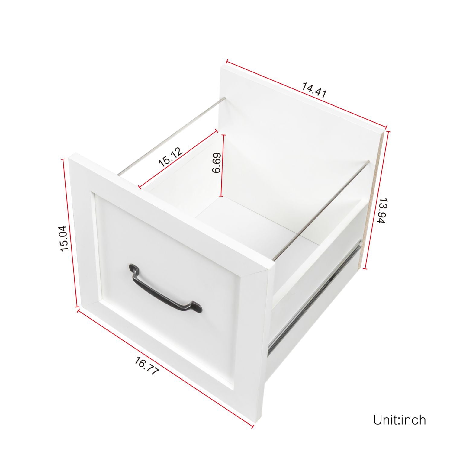 Computer Desk with Hutch, Home Office Desk with 2 Drawers and 2-Tier Open Shelf, MDF Workstation, 59.84 in Wide, White Finish