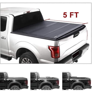 GEARZAAR Hard Tri-Fold Tonneau Cover – 2020-2023 Jeep Gladiator JT 5FT Bed – Honeycomb Aluminum