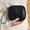 Black, variant on Cififendec Portable Zipper Storage Pouch, 4.53"×5.51", Handheld Waterproof Makeup Sanitary Pad Bag for Travel Daily Cosmetic Organizer