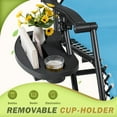 thumbnail image 4 of Devoko Set of 2 Outdoor Casual Adjustable Zero Gravity Chair with Pillow and Cup Holder, 4 of 7