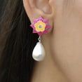 thumbnail image 3 of 50 cuentas acrílicas para hacer joyas, cuentas sueltas de flores, collares y pulseras, 3 of 8