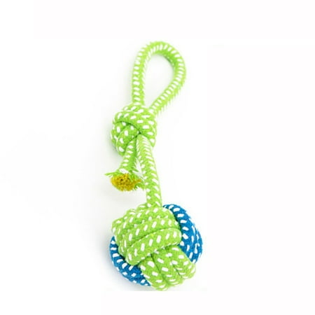 Knot Ball - Outtop Dog Toy Dog Chews Cotton Rope Knot Ball Grinding Teeth odontoprisis Pet Toys Lar