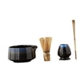 thumbnail image 3 of 4x Matcha Ceremony Set Batcher Batcher Ceramic Town con Regalos de cuchara de té Matcha Batter Batch para comedor de cocina Azul oscuro, 3 of 9