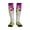 3 Black, variant on Colorful Tie Dye Stained Glass 3 Printed Sports Compression Socks - 15-20mmHg Graduated Compression, High-Performance Soft and Breathable Socks for Men and Women