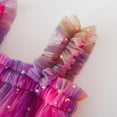 thumbnail image 5 of newwalpole Baby Girls Tulle Tutu Dress Summer Birthday Party Babydoll Dresses Hot Pink for Size 3-4 Years, 5 of 9
