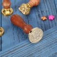 thumbnail image 2 of Cuadros Decorativos Sello de cera de lacre antiguo con mango de madera Sello de cera artesanal antiguo (HOG7) Ehuebsd Nuevos Originales, 2 of 6