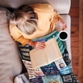 thumbnail image 3 of Book Lovers Gifts Women, Librarian Gifts for Women, Book Club Gifts for Women Kids Ideas, Book Blanket Reading Blanket for Book Lovers (60x80in), 3 of 6