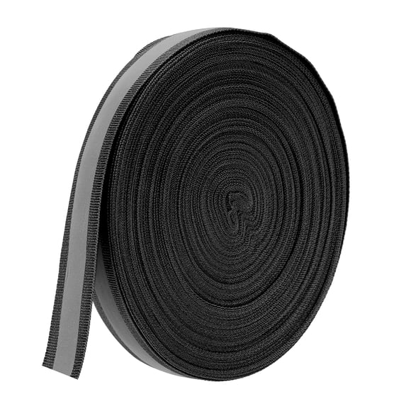 Unique Bargains Reflective Tape Strip, 20mm x 50yards Reflective Tape for Clothing Raincoats, Black