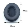 thumbnail image 1 of Mejora la comodidad y la durabilidad con almohadilla ovalada para auriculares - cuero esponja premium, 1 of 12
