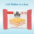 thumbnail image 3 of Rip Van Raspberry & Dark Chocolate Wafer Cookies - Healthy Snacks - Non GMO Keto Cookies - Keto Snacks - Low Carb, Low Sugar (1g), Low Calorie and Vegan Snack - 16 Count, 3 of 5