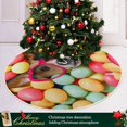 thumbnail image 6 of FMSHPON Easter Bunny DogEggs Xmas Christmas Tree Skirt Stand Mat for Holiday Party Decoration Indoor Outdoor 48 inches, 6 of 6