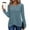 c01Blue, variant on JGGSPWM Tunic Sweaters for Women Long Sleeve Shirts Crew Neck Tops with Buttons Fall Fashion Outfits Winter Blouses Brown XXL