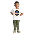 thumbnail image 3 of Retro NASA Space Shuttle Rainbow Toddler Boy Girl T Shirt Infant Toddler Brisco Brands 2T, 3 of 6
