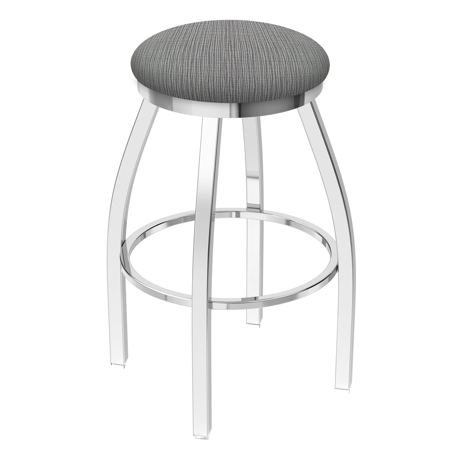 802 Misha 36-inch Swivel Extra Tall Bar Stool with Chrome Finish and Graph Alpine Seat - Walmart 