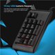 thumbnail image 2 of Tholdsy Teclado con cable, compacto, recargable, Universal, ABS, ligero, pequeño receptor, gran estabilidad, , teclado de bolsillo, portátil Juegos de teclado y mouse para computadora, 2 of 6