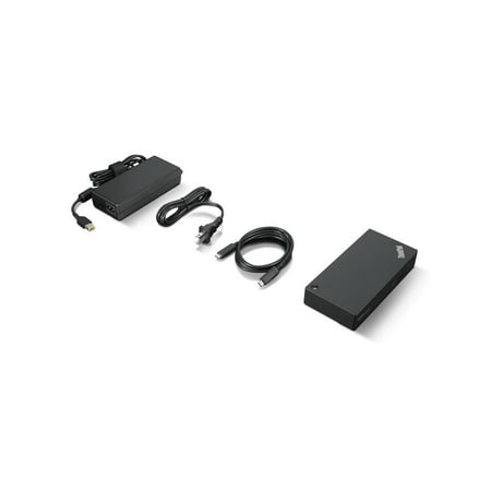 Lenovo - ThinkPad Universal USB-C Smart Docking Station - Black