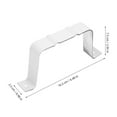thumbnail image 2 of 1 Set of Gutter Adapter Strap Aluminum Alloy Downspout Adapter Strap Rain Gutter Strap, 2 of 6