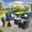 Brown/Navy blue, variant on Vcatnet 5 Pieces Outdoor Patio Furniture Sectional Sofa All-weather Conversation Set with Fire Pit Table for Garden,Poolside,Orange