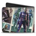 thumbnail image 2 of Star Wars The Mandalorian Portefeuille Collage de Scènes, 2 of 3