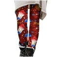 thumbnail image 3 of Vivianyo HD Women's Independence Day Yoga Patriotic Pants Fashion Casual 4Th Of July American Flag Print Leggings with Yoga Sport Elastic Slim Pants（All Colors and Sizes）, 3 of 5