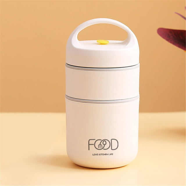 Catégorie de Produit Rangement Alimentaire – Sac à Lunch Isotherme en Acier Inoxydable avec Chauffe-Thermique Garde la Soupe Fraîche Récipient Bento pour Enfants Récipient à Lunch Durable en Acier Inoxydable