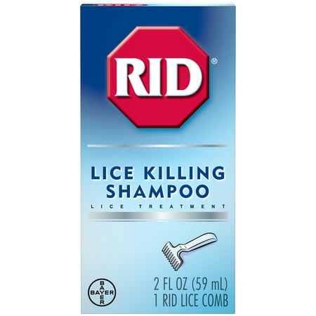 RID Lice Killing Shampoo, Includes 1 Nit Comb and 1 Bottle, 2 (Best Lice Killing Shampoo India)
