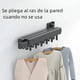 thumbnail image 4 of Tendedero de Ropa Plegable Retractil, Soportes Tendederos Extensible y Plegable Secado de la Ropa del Ahorro de Espacio Portátil, Incluye 18x Ganchos a Prueba de Viento (3 Varillas), 4 of 6