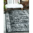 thumbnail image 6 of Unique Loom Imperial Collection Area Rug - Bosphorus (2' x 3' 1" Rectangle Light Gray/Black), 6 of 8