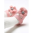 thumbnail image 4 of Baby Cute Flower Princess Soft-soled Toddler Cotton Fabric Shoes, 4 of 5