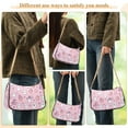 thumbnail image 4 of FORMRS Womens Shoulder Bag with Chain Strap Clutch Purse Cute Tote Handbag, Pink Halloween, 4 of 7