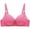 Hot Pink, variant on Clothing 2025 Bra Under $5 Women's Underwear Comfortable Soft Solid Color Bras Large Size Bra No Ring Gathering Bra